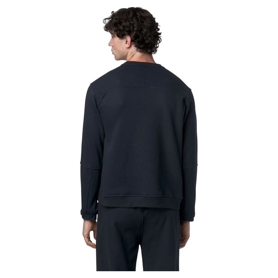 Nael Brushed Pc felpa da uomo in pile con finiture a coste K-Way | K6132MWK89