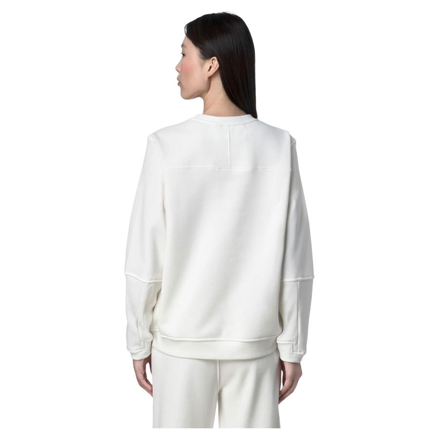 Nael Brushed Pc felpa da uomo in pile con finiture a coste K-Way | K6132MWX42