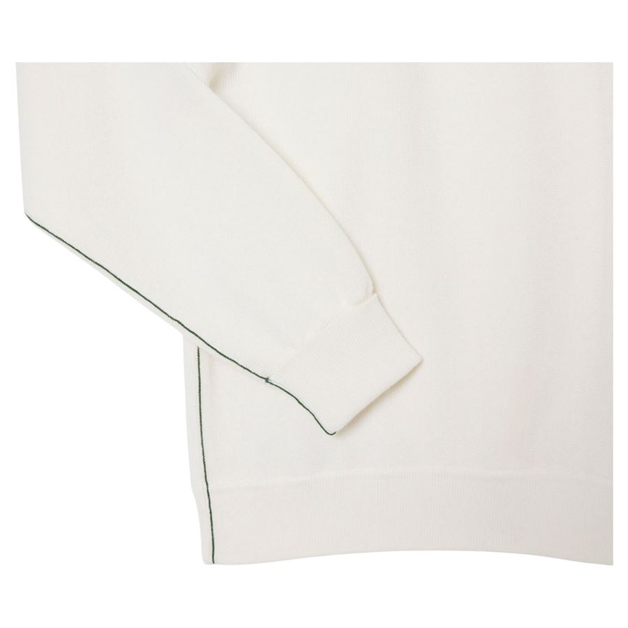 Maglione girocollo in cotone relaxed fit da donna Lacoste | AF415870V