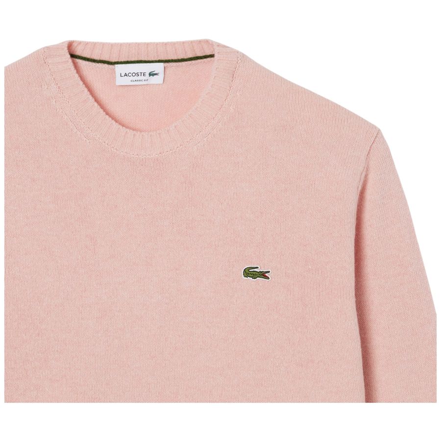 Maglione a girocollo in lana cardata da uomo Lacoste | AH29169IG