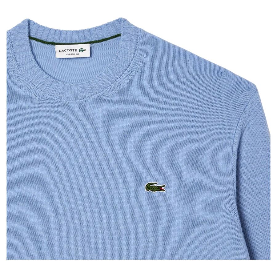 Maglione a girocollo in lana cardata da uomo Lacoste | AH2916HBP
