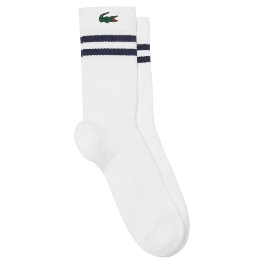 Calzini sportivi traspiranti in cotone unisex uomo donna Lacoste | RA1095522