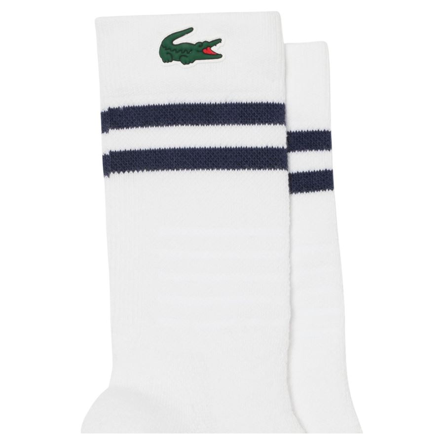 Calzini sportivi traspiranti in cotone unisex uomo donna Lacoste | RA1095522
