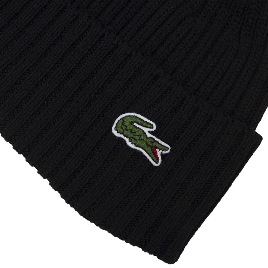 Berretto in lana spazzolata a costine unisex uomo donna Lacoste | RB0001031