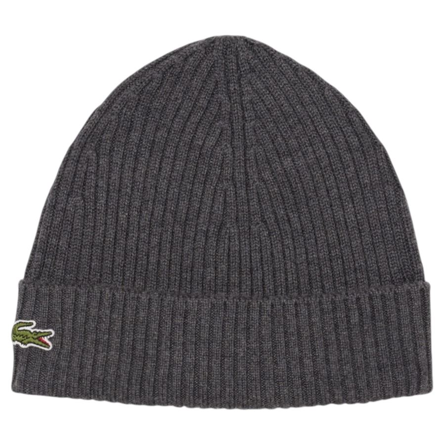 Berretto in lana spazzolata a costine unisex uomo donna Lacoste | RB0001050