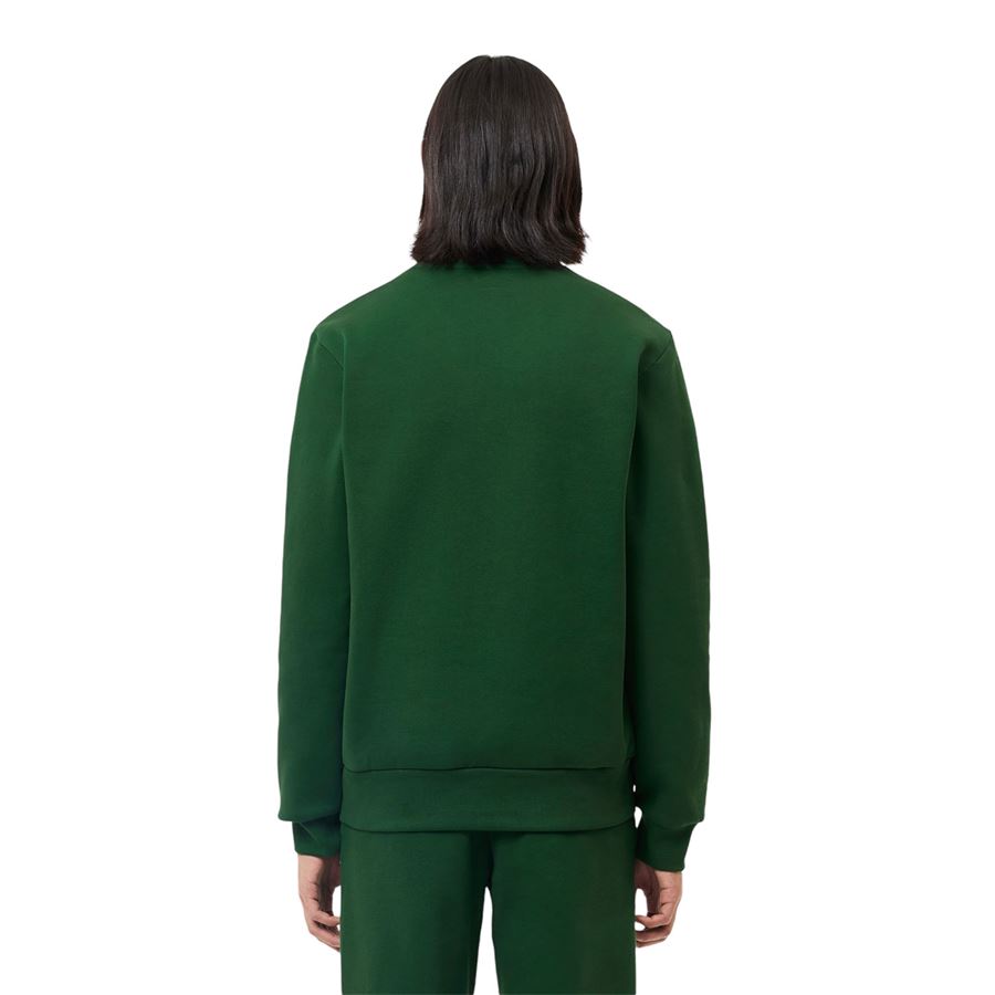 Felpa girocollo da uomo in cotone spazzolato Lacoste | SH9608132