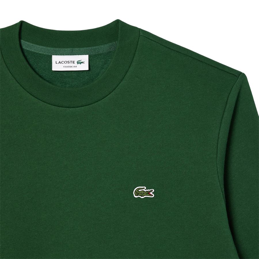 Felpa girocollo da uomo in cotone spazzolato Lacoste | SH9608132