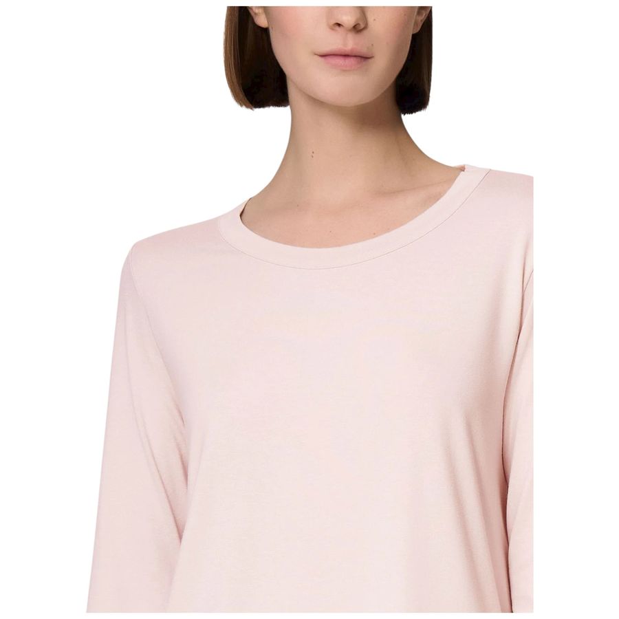 Maglietta girocollo con manica lunga in Eco Viscosa da donna Ragno | 70121RB08