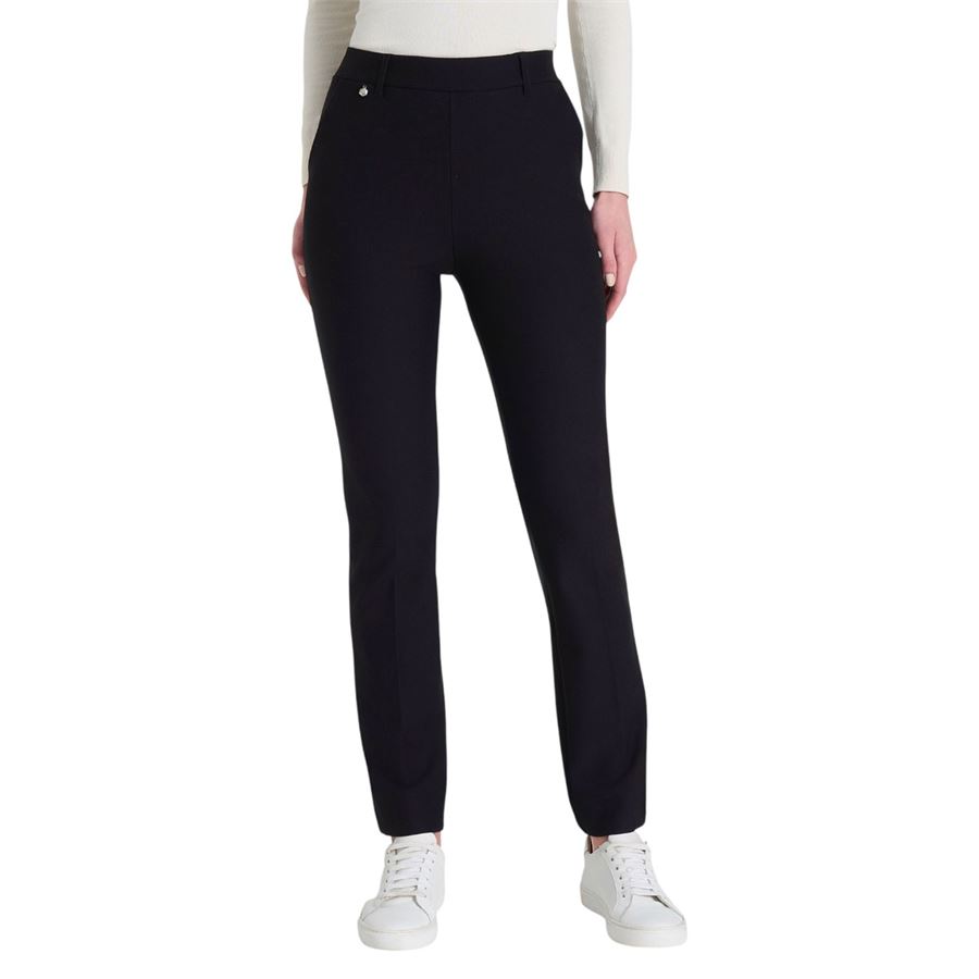 Pantalone dritto con tasche in Compact da donna Ragno | DB24PP020