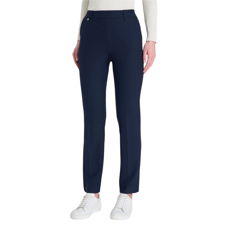 Pantalone dritto con tasche in Compact da donna Ragno | DB24PP057