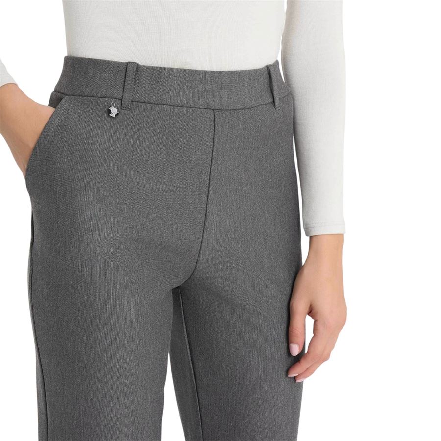 Pantalone dritto con tasche in Compact da donna Ragno | DB24PP202M