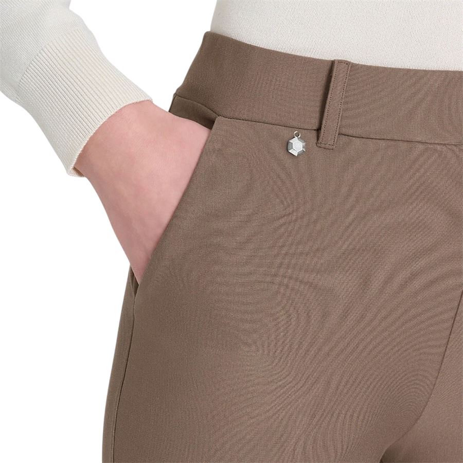 Pantalone dritto con tasche in Compact da donna Ragno | DB24PP950