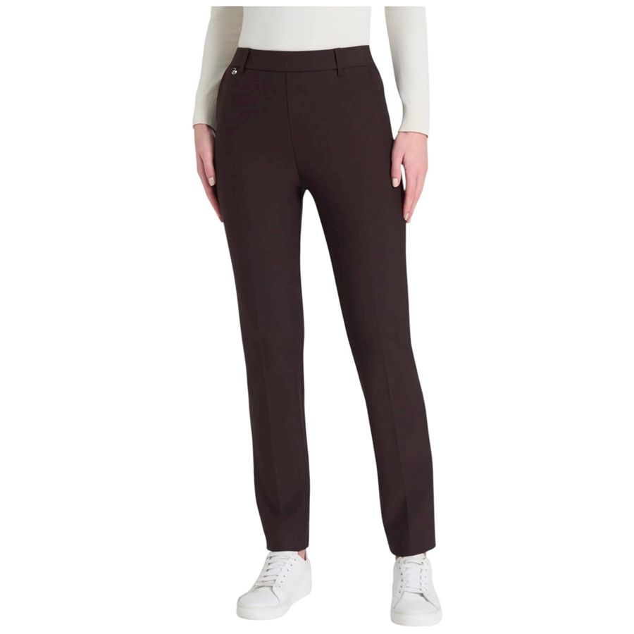 Pantalone dritto con tasche in Compact da donna Ragno | DB24PPA75
