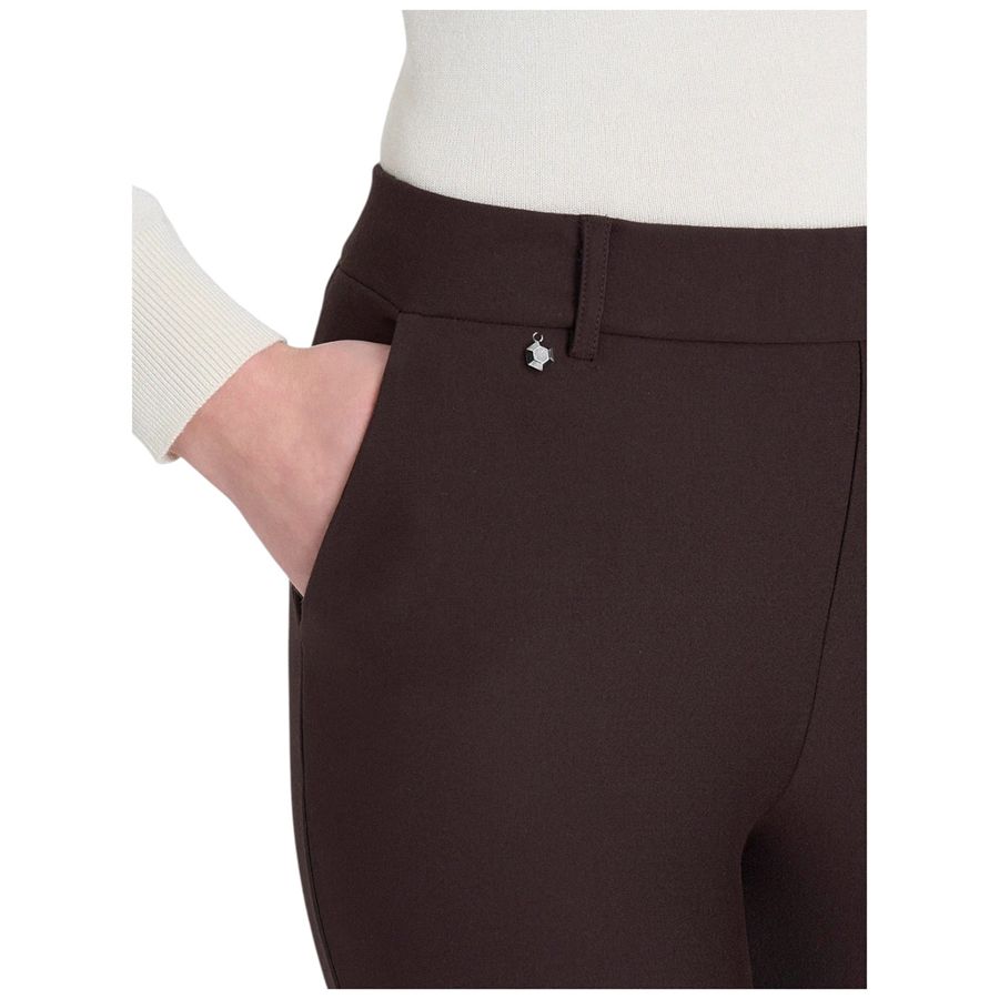 Pantalone dritto con tasche in Compact da donna Ragno | DB24PPA75