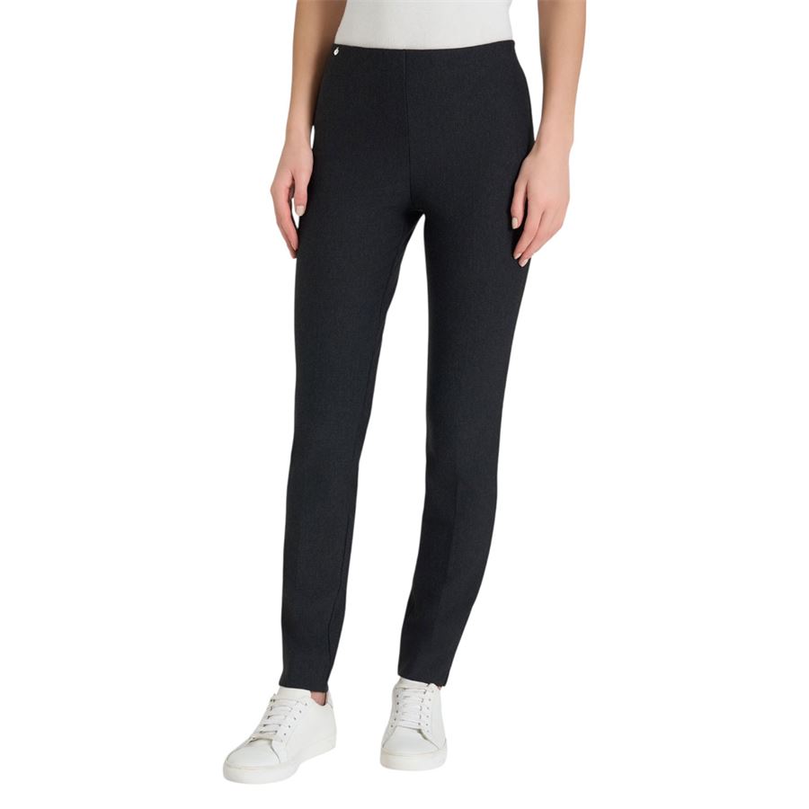 Pantalone a sigaretta con spacchetti in Compact da donna Ragno | DE72PS489M