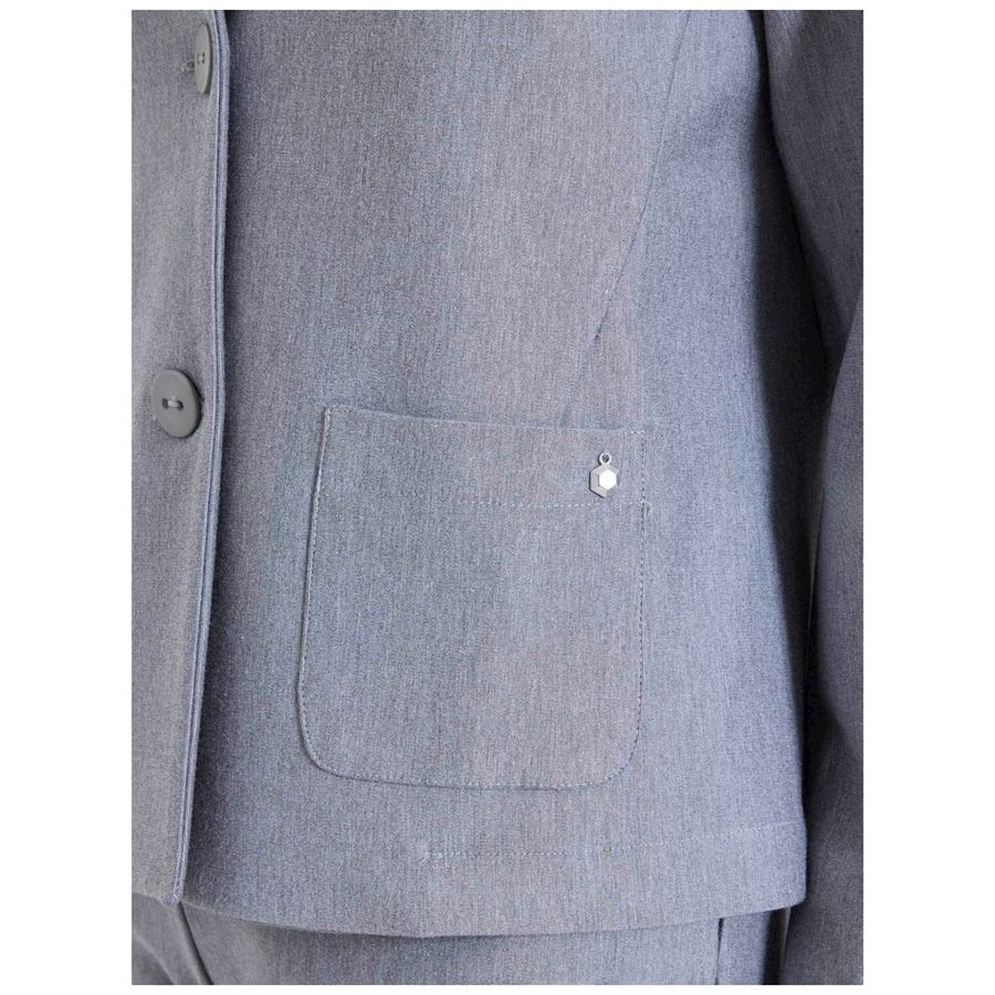 Blazer corto revers da donna in Compact Ragno | DO23G9135M