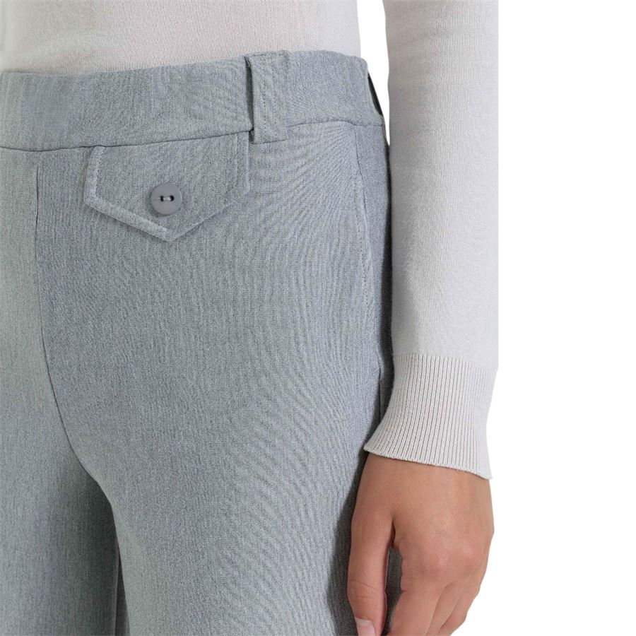 Pantalone ampio con taschino in Compact da donna Ragno | DR22PE135M