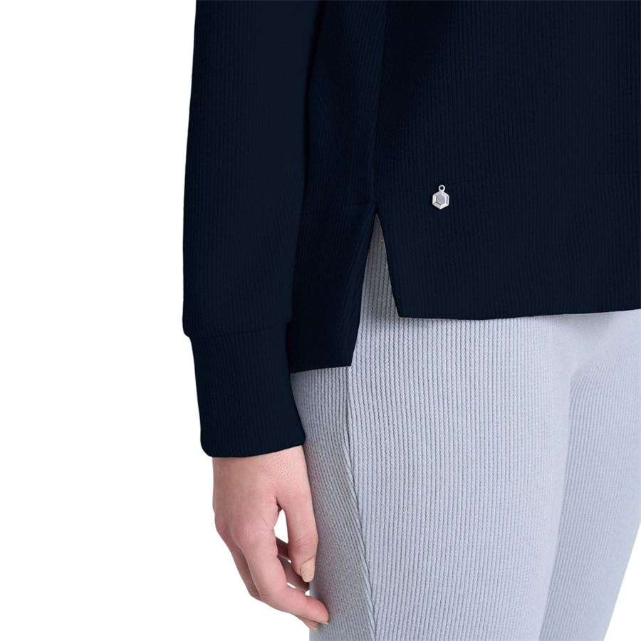 Felpa girocollo in Velvet da donna Ragno | DR23X9078