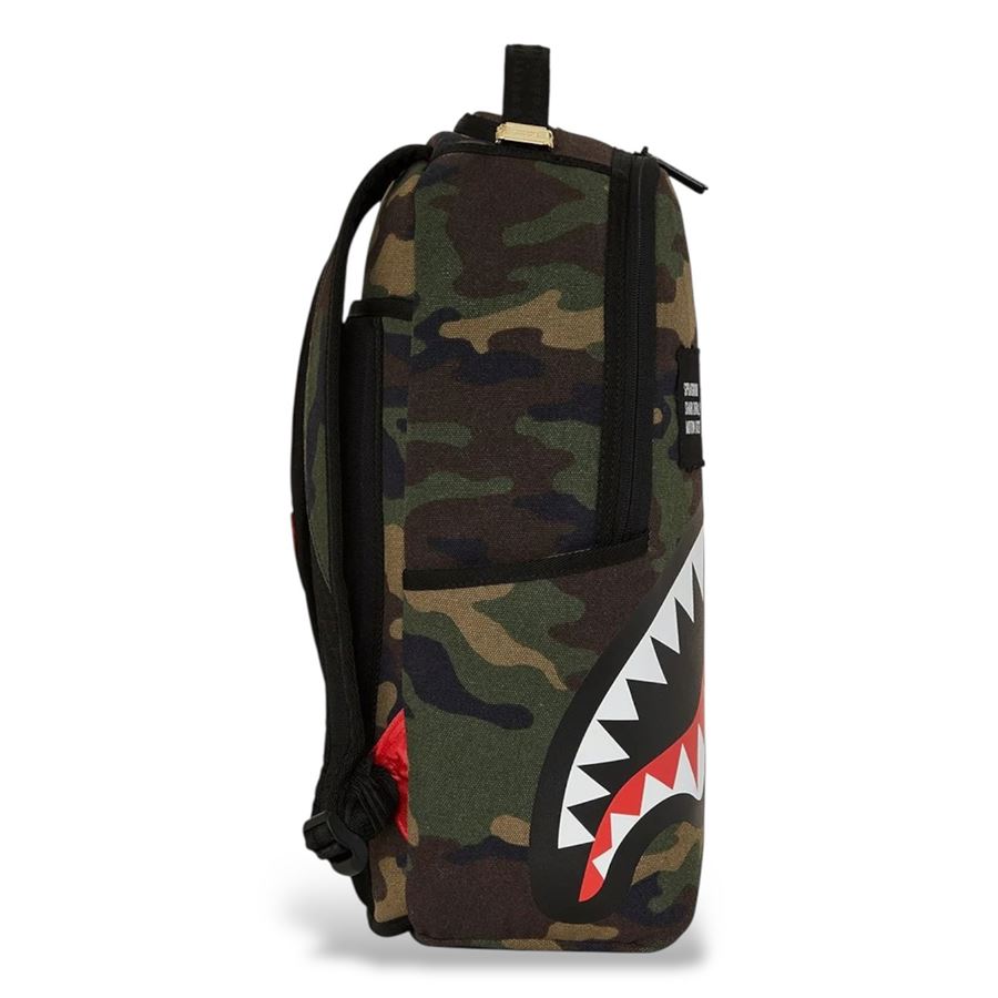 Shark Central Camo Dlxs Backpack zaino Sprayground | 910B7163NSZ