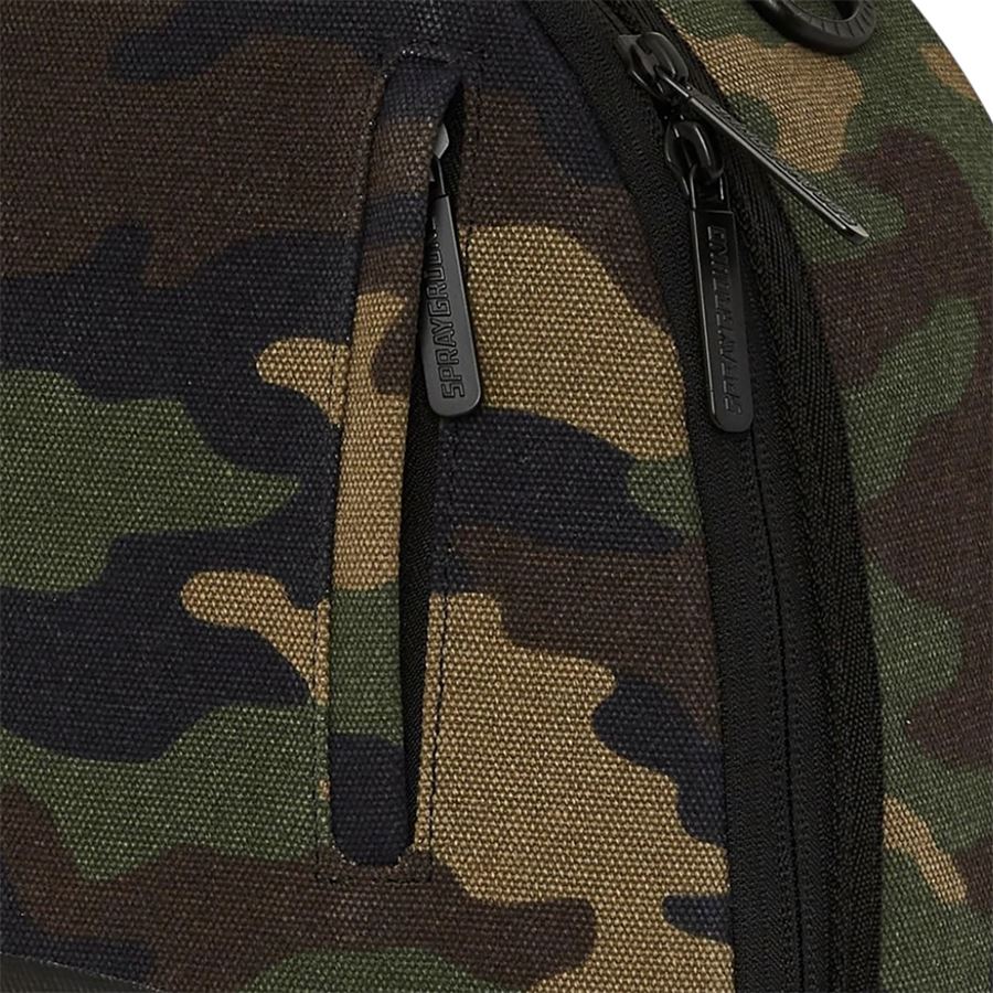 Shark Central Camo Dlxs Backpack zaino Sprayground | 910B7163NSZ