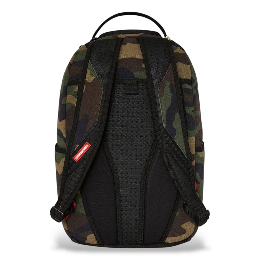 Shark Central Camo Dlxs Backpack zaino Sprayground | 910B7163NSZ