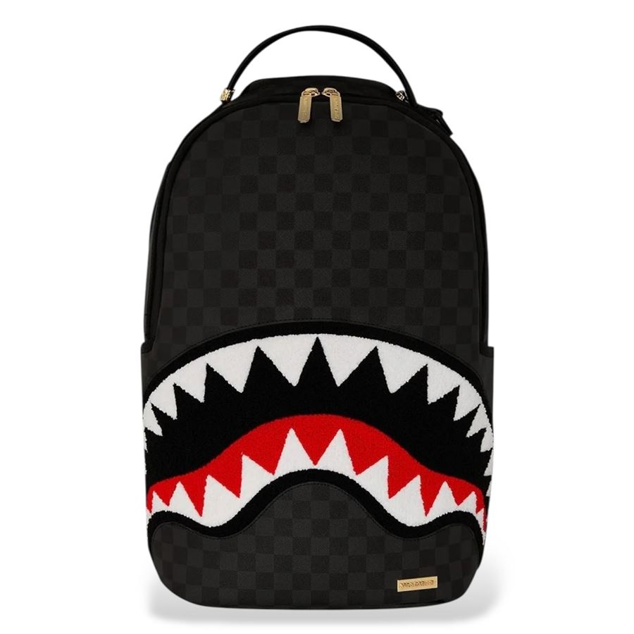 Black Chenille Sip Dlxsv Backpack zaino Sprayground | 910B7602NSZ