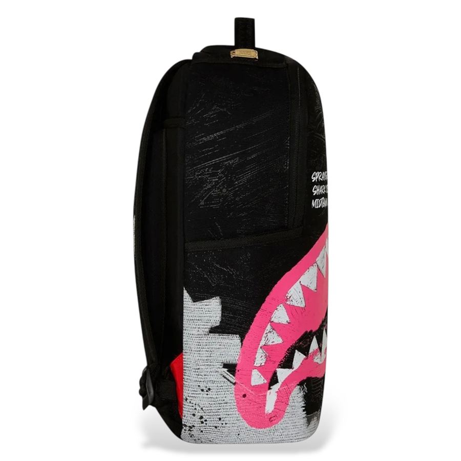 Shark Central Sorbet Hand Painted Dlx-cotton Backpack zaino Sprayground | 910B7631NSZ