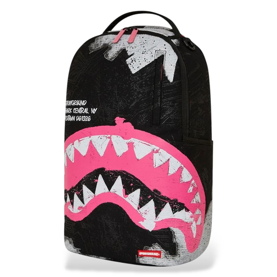 Shark Central Sorbet Hand Painted Dlx-cotton Backpack zaino Sprayground | 910B7631NSZ