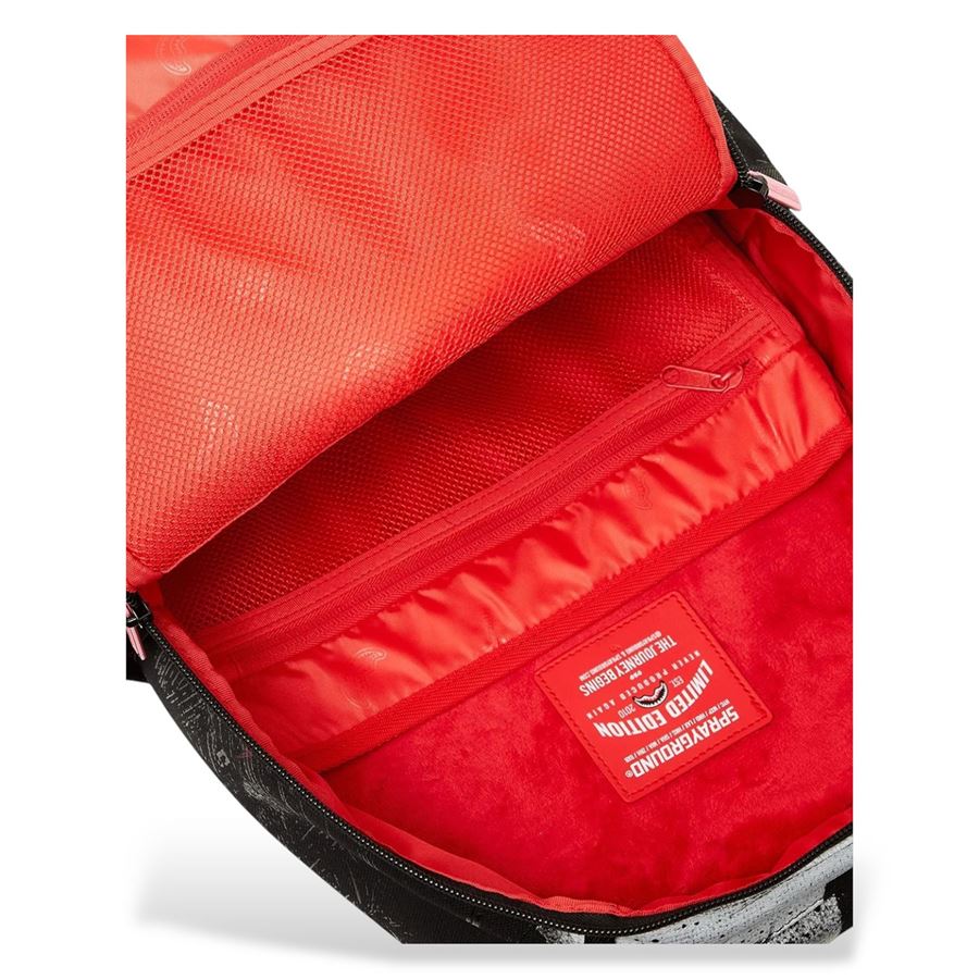 Shark Central Sorbet Hand Painted Dlx-cotton Backpack zaino Sprayground | 910B7631NSZ