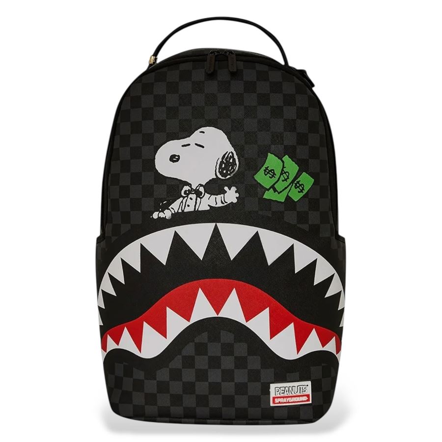 Snoopy Top Shark Money Dlxsv Backpack zaino Sprayground | 910B7741NSZ