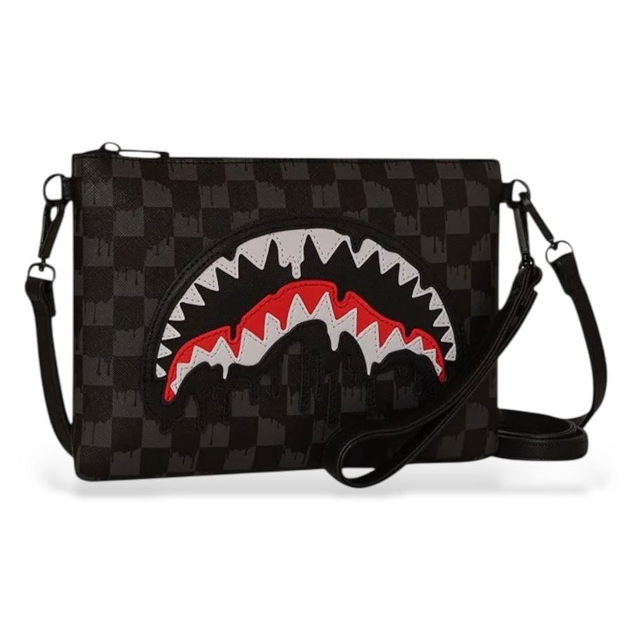 Dripping Sharks In Paris Crossover Clutch pochette Sprayground | 910B7969NSZ