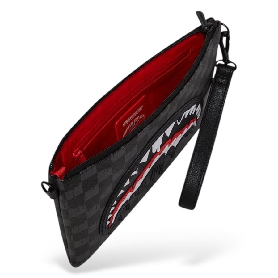 Dripping Sharks In Paris Crossover Clutch pochette Sprayground | 910B7969NSZ