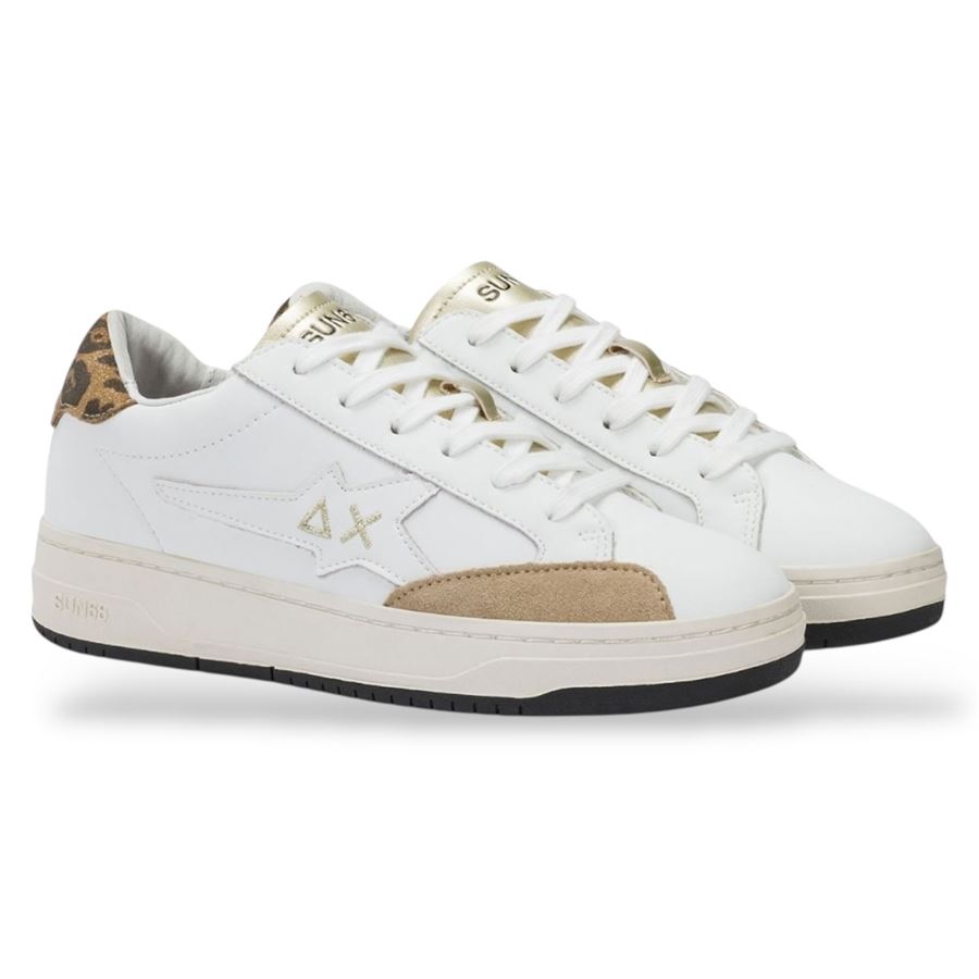 Girl's Katy Leather Anim (Teen) sneakers da bambina Sun68 | Z45435T0143