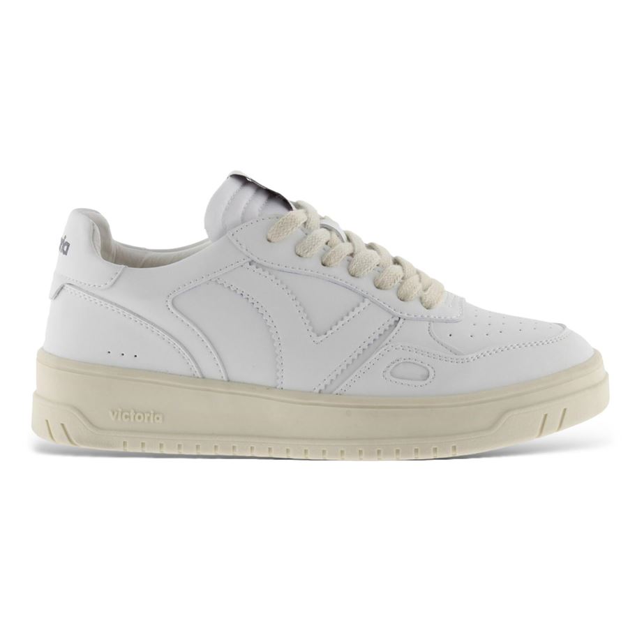 Seul Effetto Pelle sneakers unisex uomo donna Victoria | 1257100BLANCO