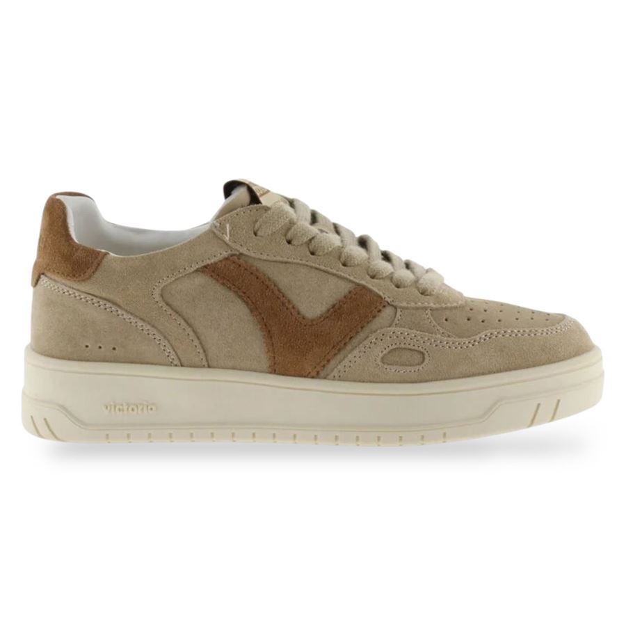 Seul bicolor sneakers unisex uomo donna in crosta Victoria | 1257127BEIGE