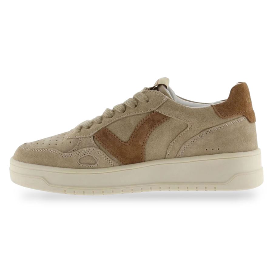 Seul bicolor sneakers unisex uomo donna in crosta Victoria | 1257127BEIGE