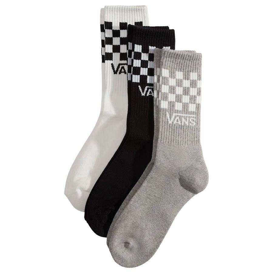 Classic Check Crew Cheackboard calza unisex confezione 3 paia Vans | VN000QBUY28