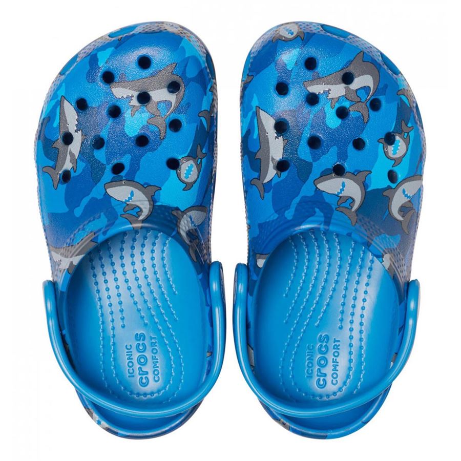 CLASSIC SHARK CLOG K Crocs | 206147PRBL