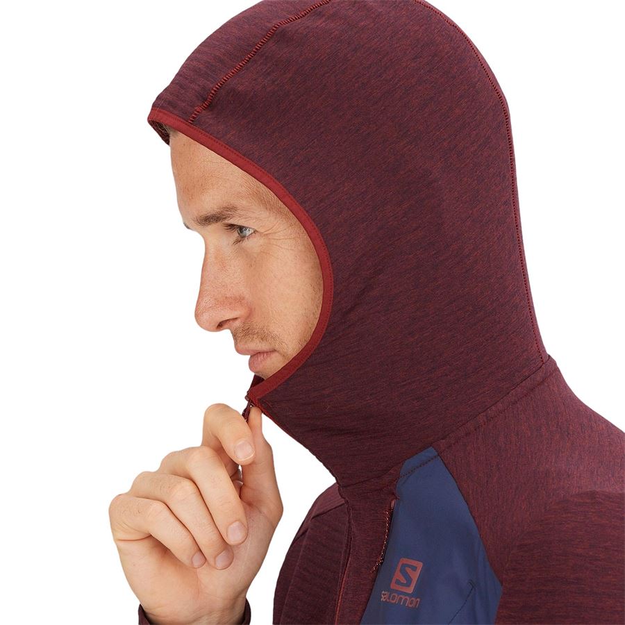 OUTLINE FZ HOODIE M Salomon | LC1712300X