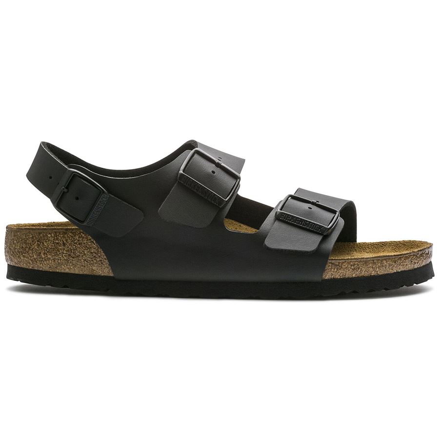 Milano black, Birko Flor - Calz. Stretta sandalo unisex uomo donna Birkenstock | 034793X