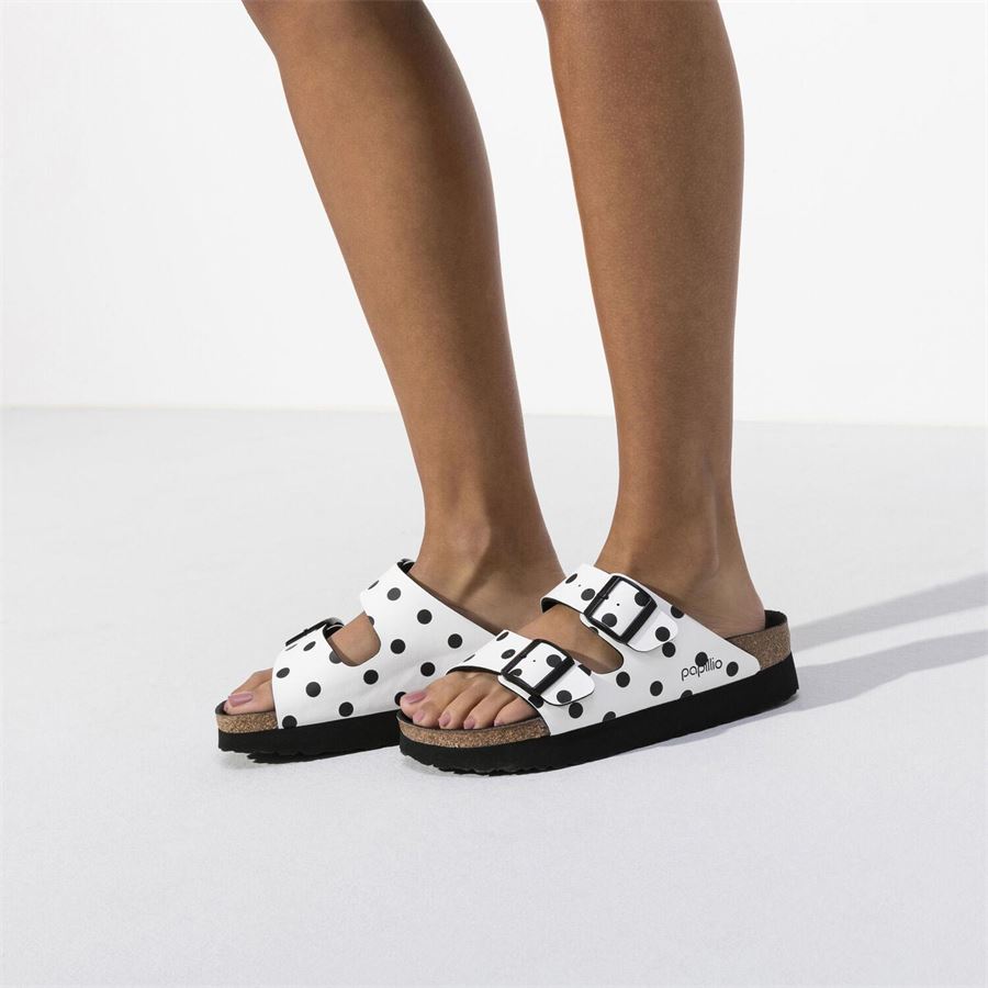 Arizona platform Birko Flor ciabatta da donna Birkenstock | 1015878X