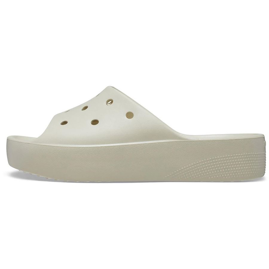 CLASSIC PLATFORM SLIDE W Crocs | 208180BONE