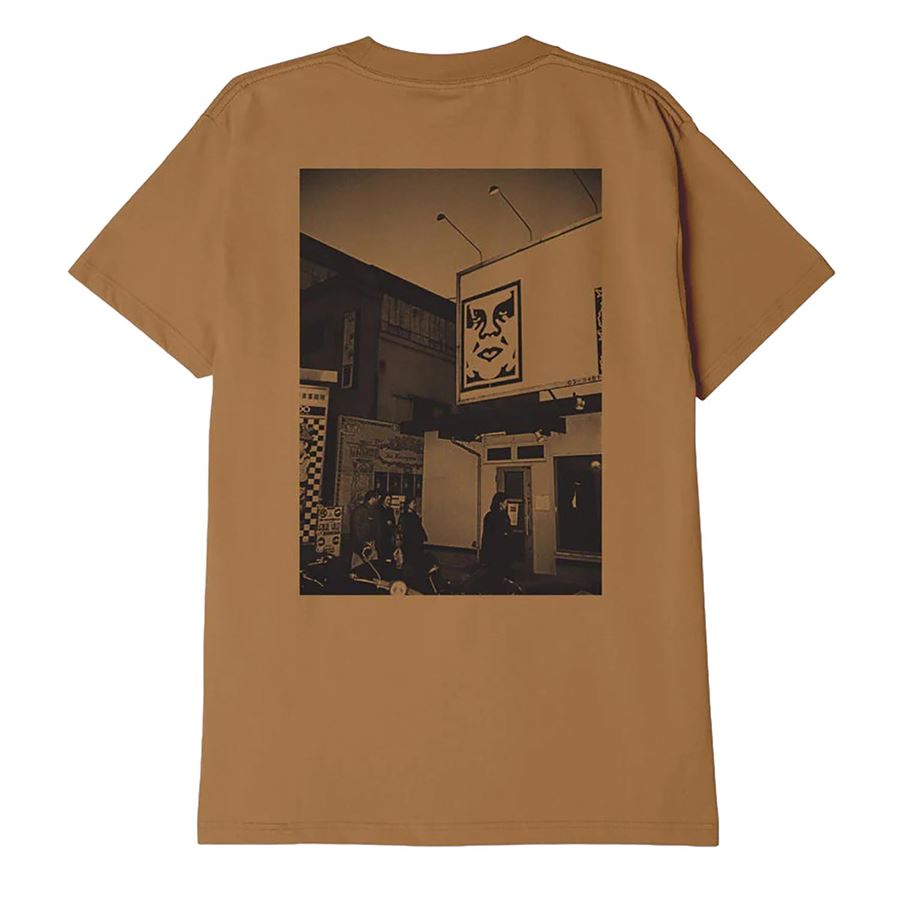 Obey hong kong photo classic tee t-shirt da uomo Obey | 165263410BRS