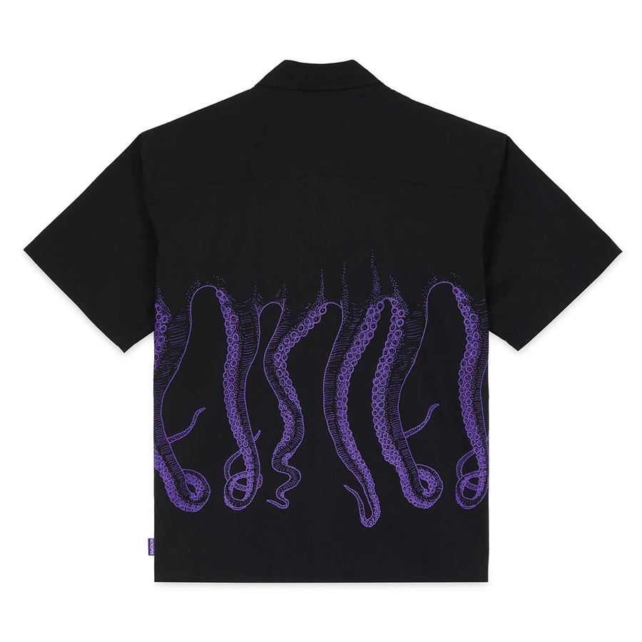 OCTOPUS OUTLINE SHIRT Octopus | 23SOHR03PURPBLK