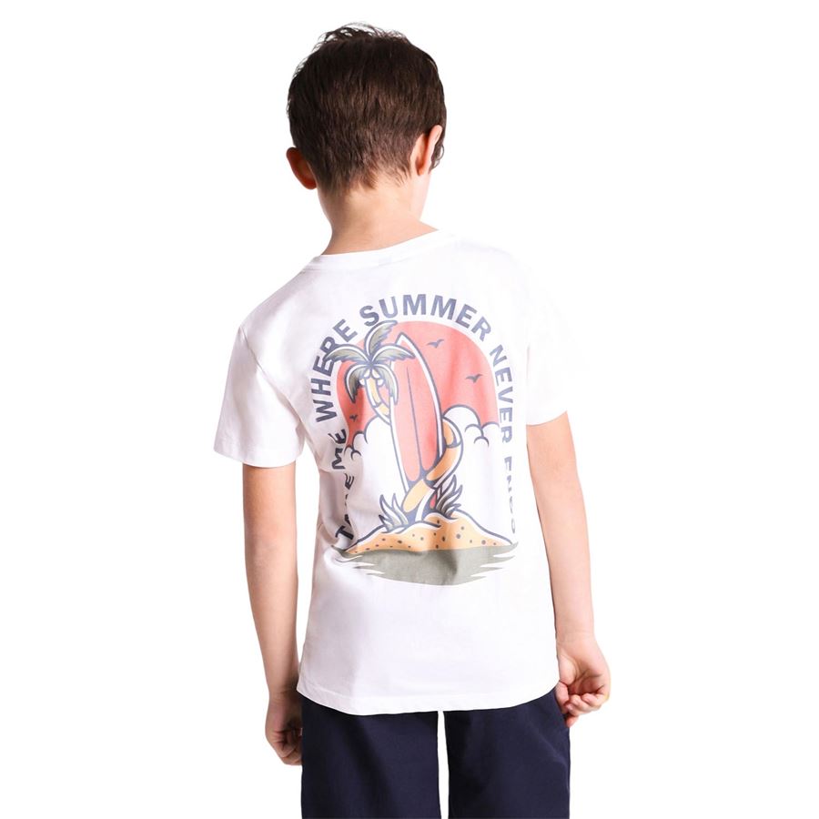 T-SHIRT M/M MONOCOLOR CON STAMPE Please | MB81030B483102
