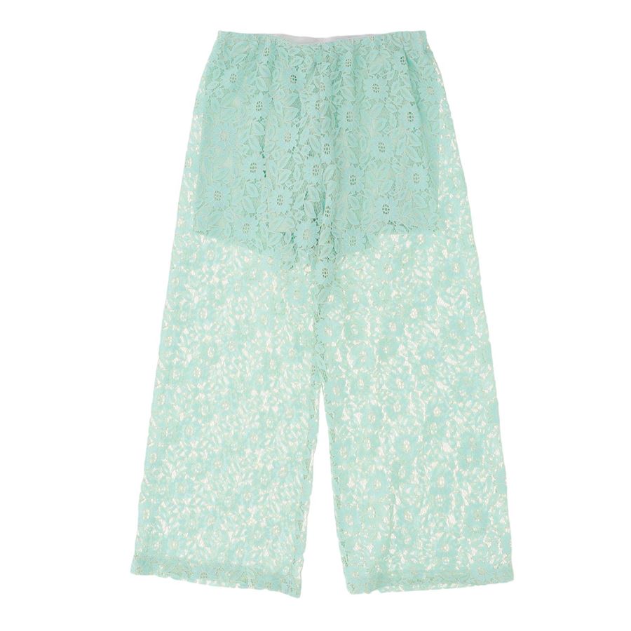 PANTALONE ELASTICATO IN PIZZO Please | PE08390G491730