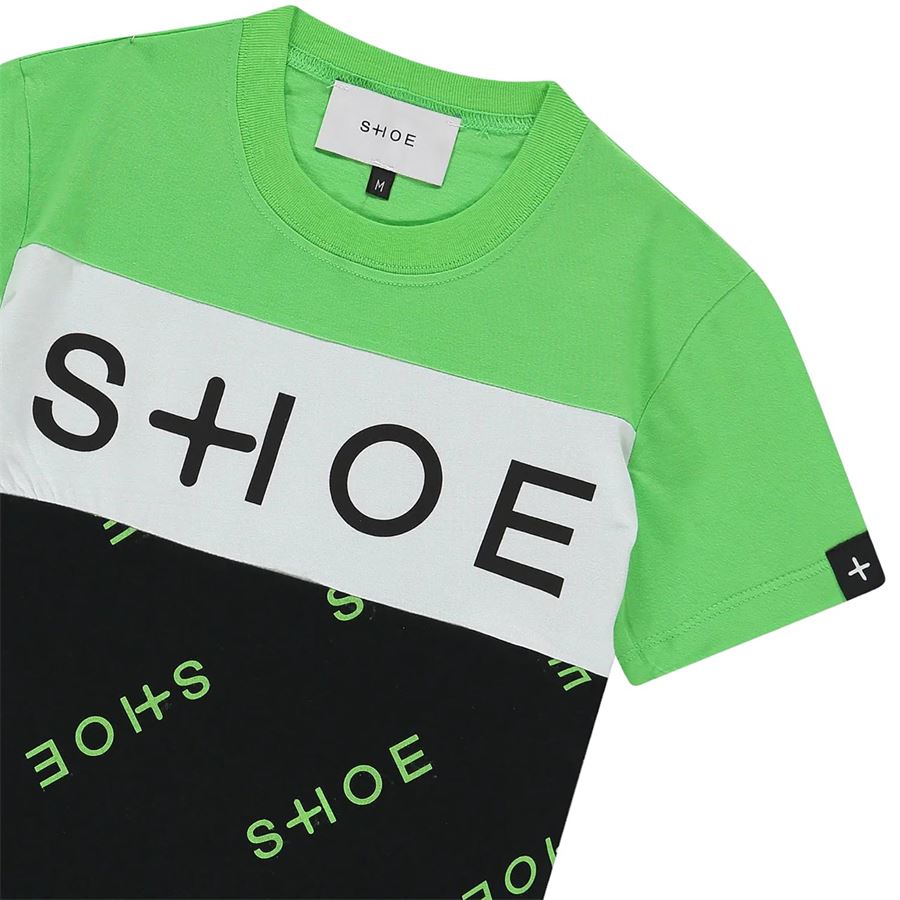 COLOR BLOCK SHORT SLEEVE T-SHIRT Shoeshine | S23THEO2401MLOGOBGX