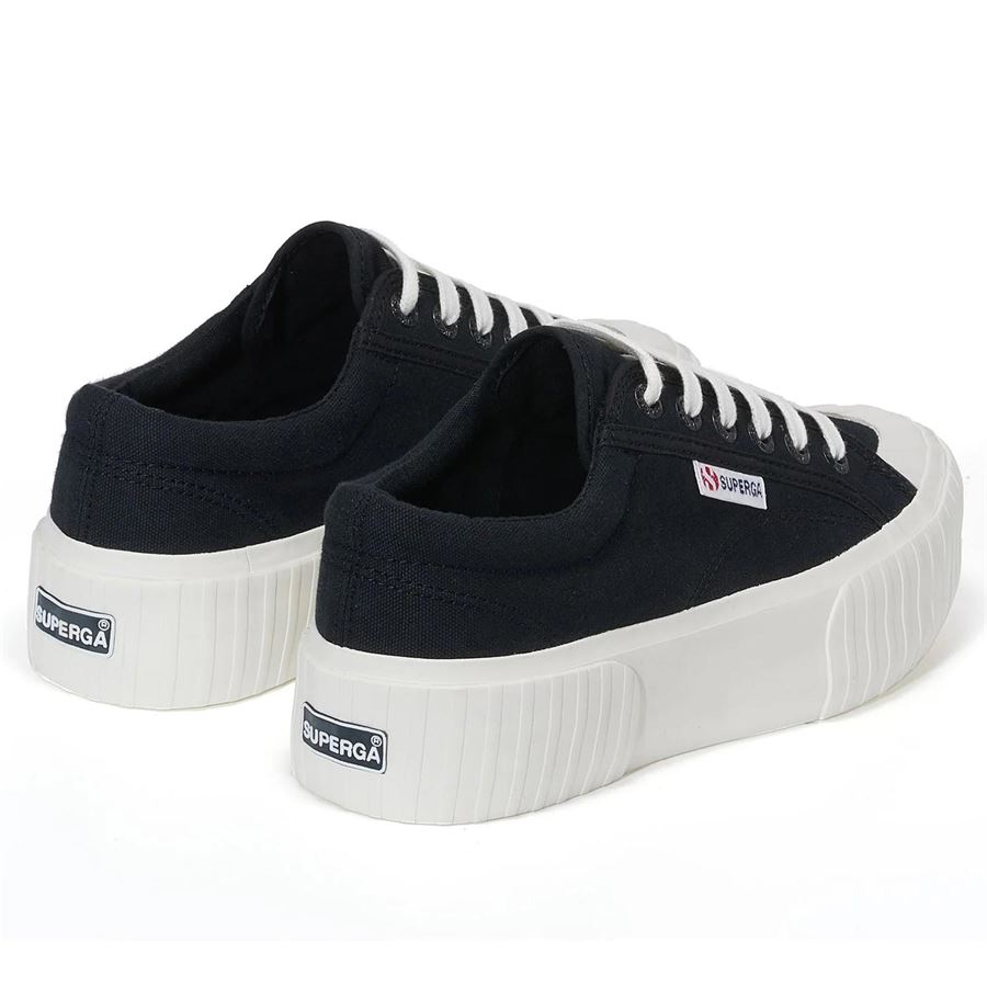2631 Stripe platform sneakers da donna Superga | S5111SWA6M