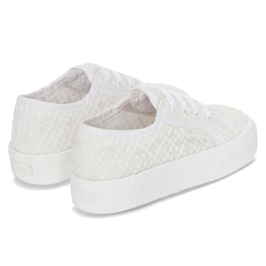 2730 Kids Macrame Rhombus sneakers da bambina Superga | S8123ZWA0A