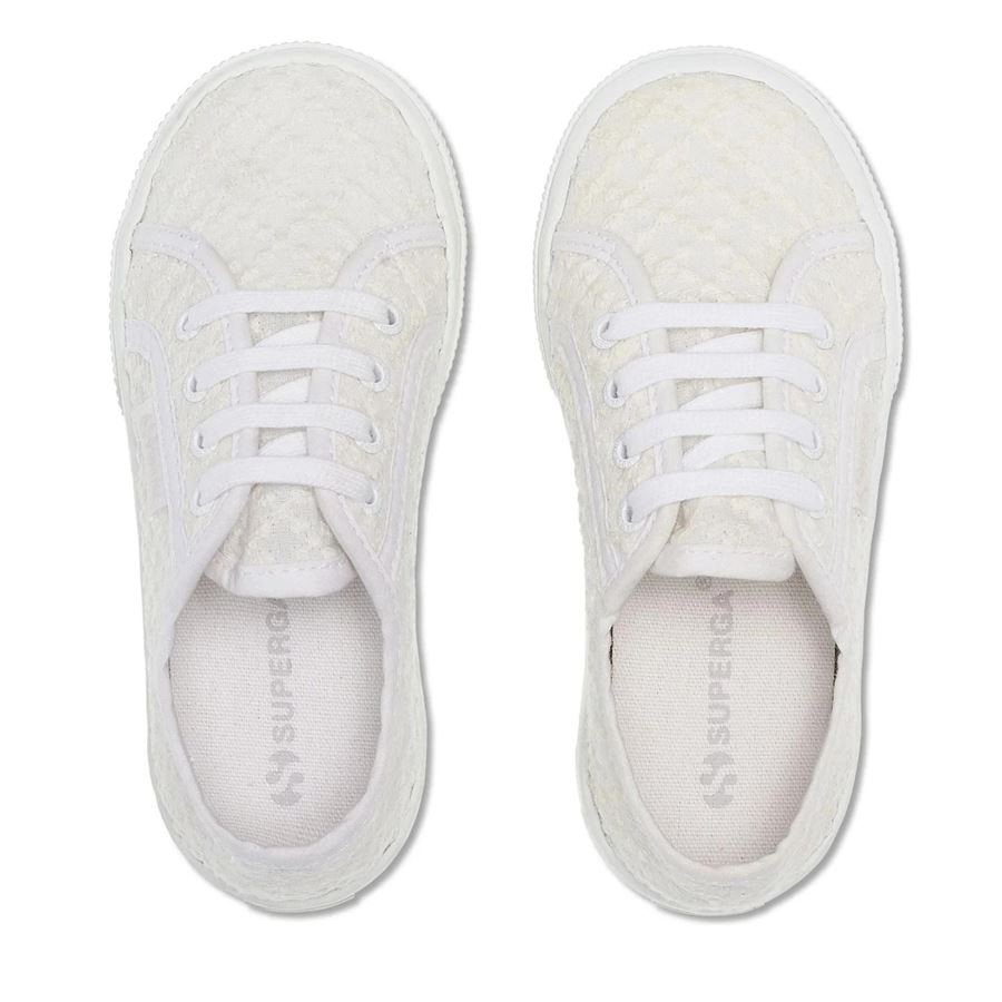 2730 Kids Macrame Rhombus sneakers da bambina Superga | S8123ZWA0A